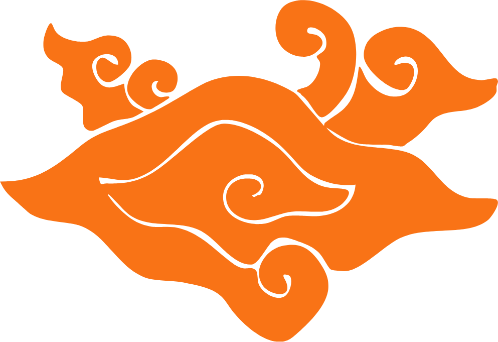 Orange cloud