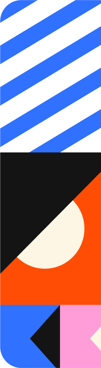 Geometric Corner Accent